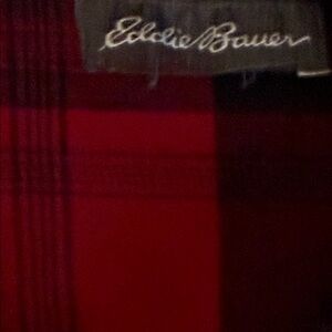 Eddie Bauer Crimson Checkered Shirt